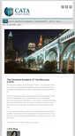 Mobile Screenshot of clevelandtrialattorneys.org